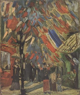Vincent Van Gogh The Fourteenth of July Celebration in Paris (nn04) France oil painting art